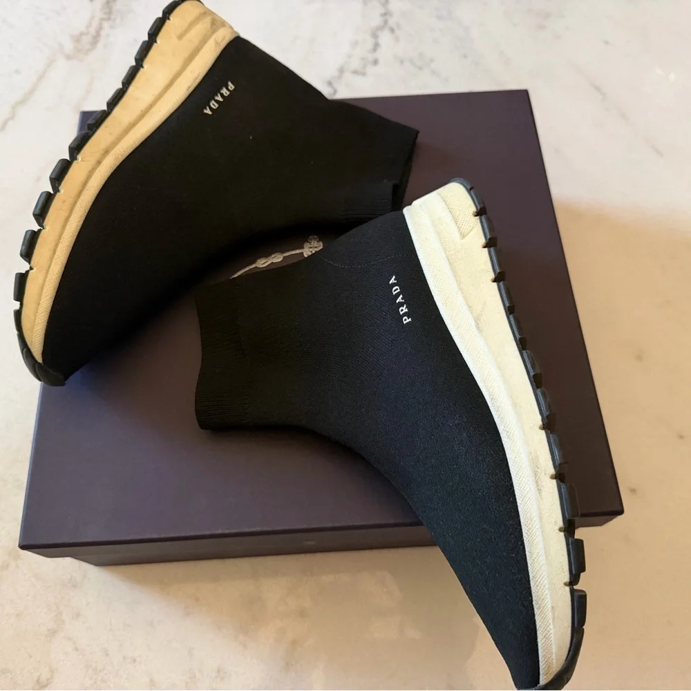 Prada high-top sock sneakers - Picture 6 of 10